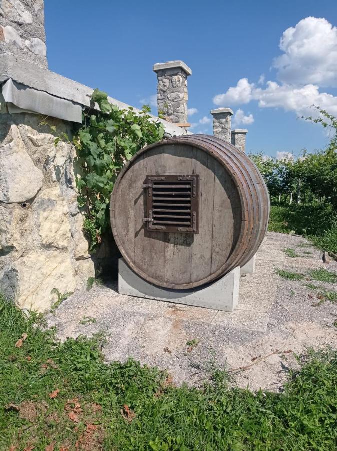 Zerko Holiday Home - Vineyard Chalet With Sauna And Jacuzzi Free Mirna Luaran gambar